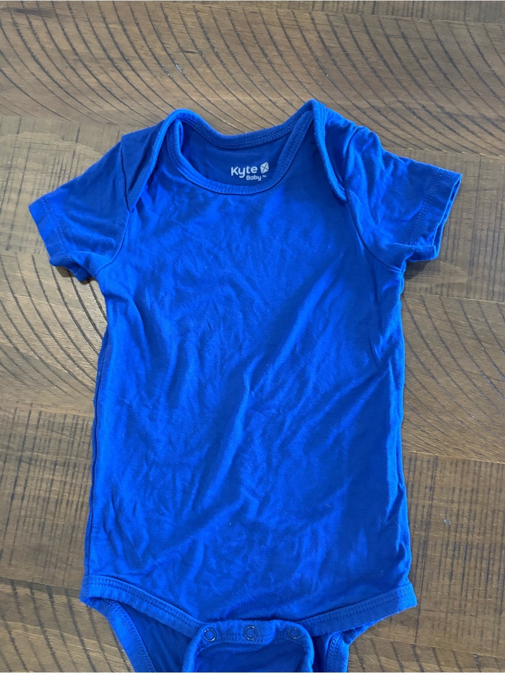 Kyte Baby Indigo Blue Short Sleeve Bamboo Bodysuit